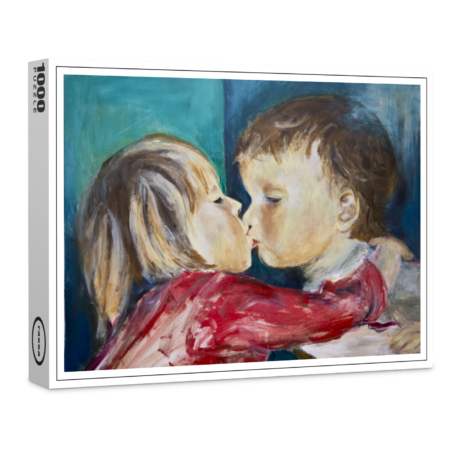 raxxa Premium-Puzzle: Der Kuss