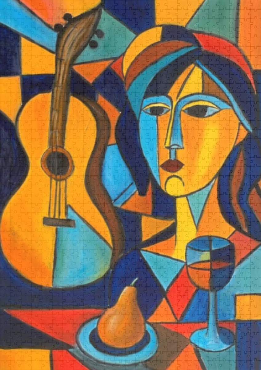 raxxa Premium-Puzzle: Dinner with Colors – Bild 2