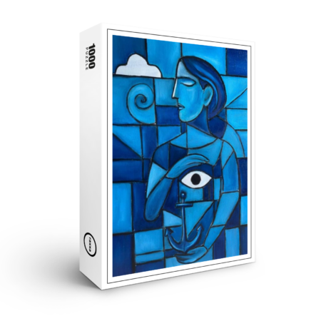 raxxa Premium-Puzzle: Blue Introspection