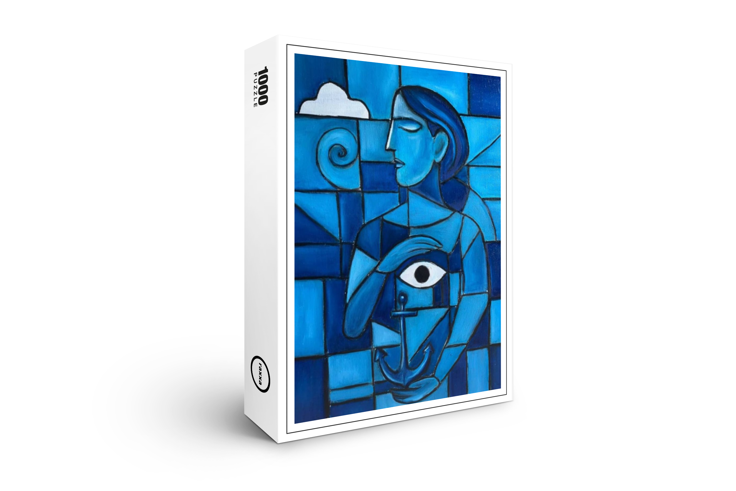 raxxa Premium-Puzzle: Blue Introspection