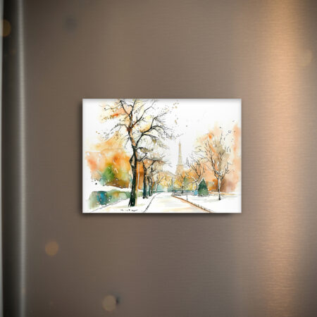 raxxa Glas-Magnet: Watercolor Berlin Funkturm Autumn