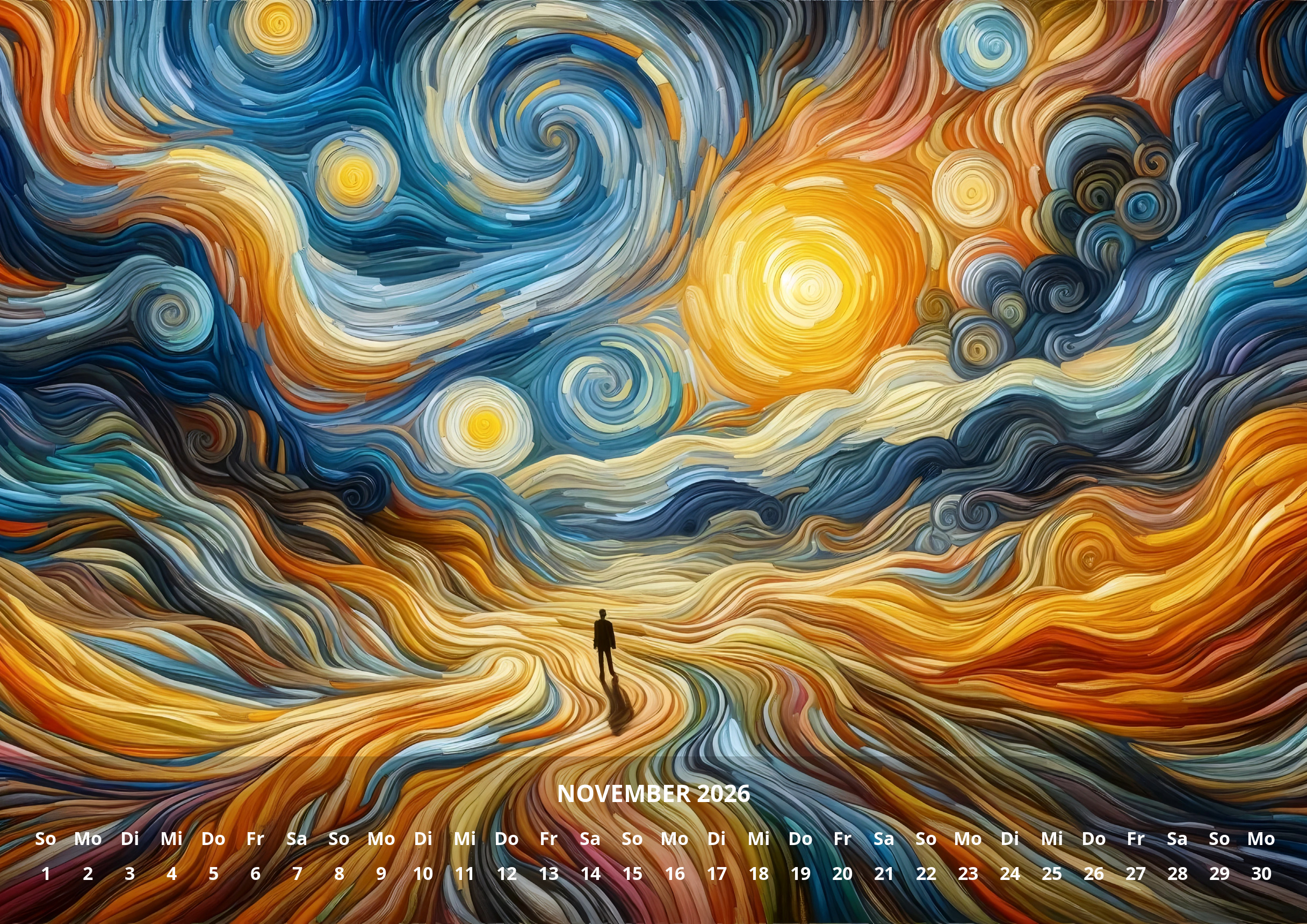 raxxa Premium-Monatskalender Momente in Farbe 2026 – Bild 13