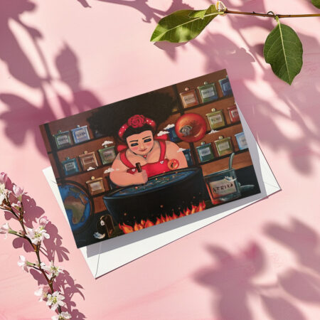 raxxa Postkarte: Hausgemacht a.d.R. WeibsBild