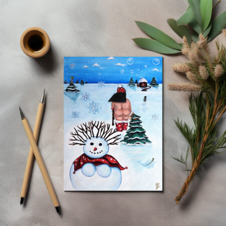 raxxa Postkarte: WinterTraum a. d. R. WeibsBild