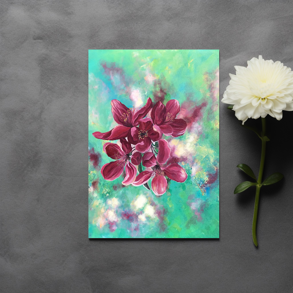 raxxa Postkarte: Aufblühen