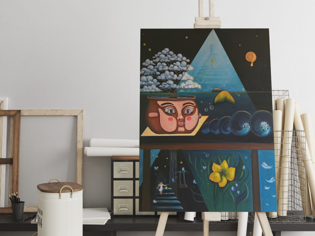 raxxa Canva: Metamorphose a.d.R. WELTEN