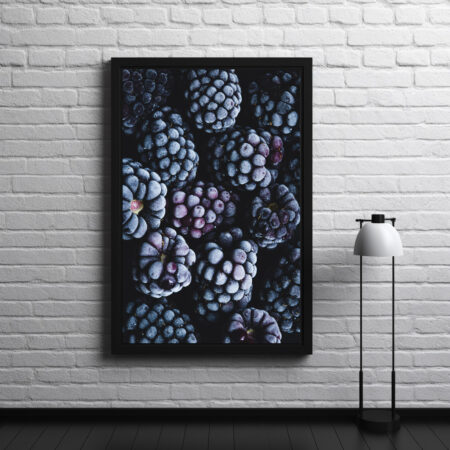 Poster: Frozen blackberries