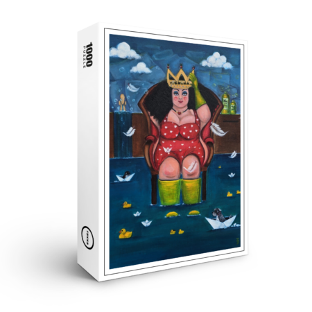 raxxa Premium-Puzzle: Royal Verträumt a. d. R. WeibsBild