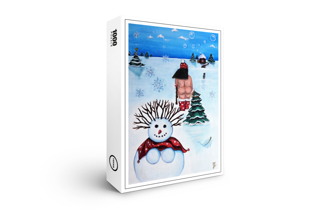 raxxa Premium-Puzzle: WinterTraum a. d. R. WeibsBild