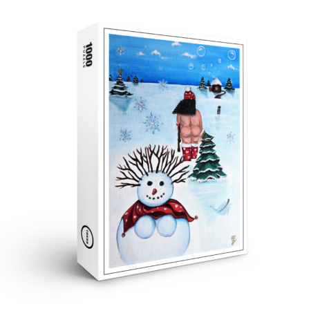 raxxa Premium-Puzzle: WinterTraum a. d. R. WeibsBild