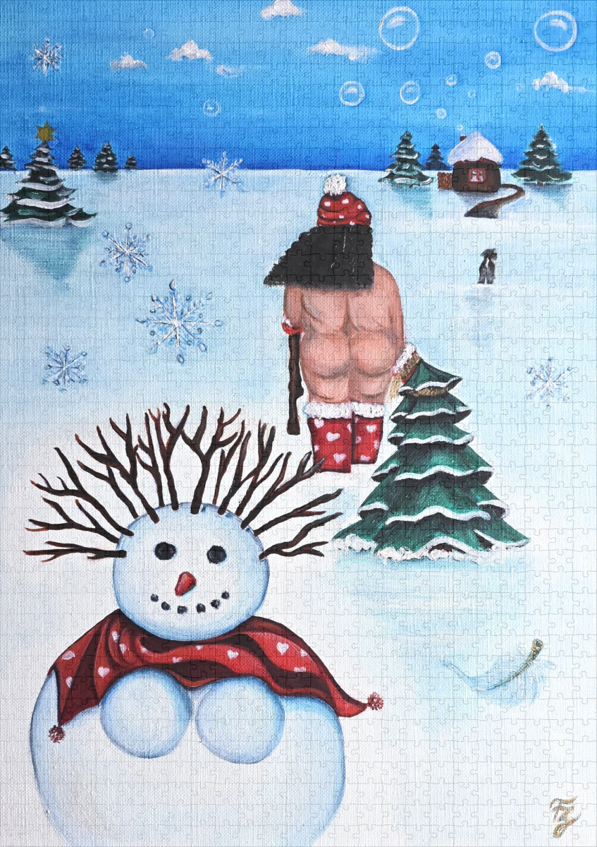 raxxa Premium-Puzzle: WinterTraum a. d. R. WeibsBild – Bild 2