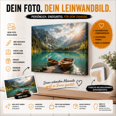 raxxa Premium-Leinwand: Dein eigenes Leinwandbild
