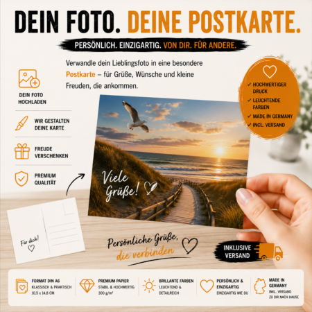 raxxa Premium-Leinwand: Deine eigene Postkarte